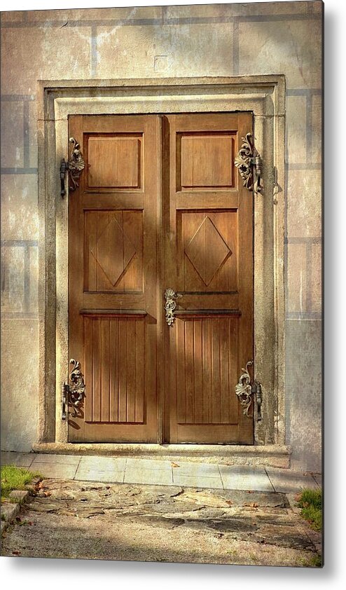 Door Metal Print featuring the photograph Invitation by Mary Lee Dereske
