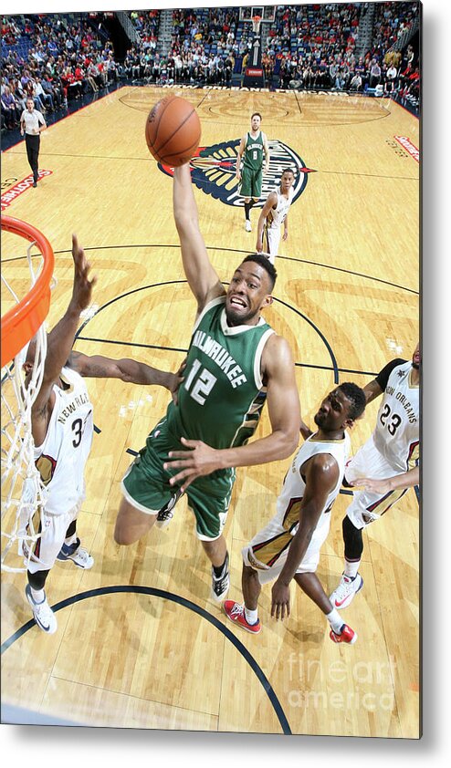 Smoothie King Center Metal Print featuring the photograph Jabari Parker by Layne Murdoch