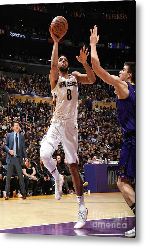 Jahlil Okafor Metal Print featuring the photograph Jahlil Okafor by Andrew D. Bernstein
