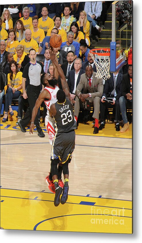 Playoffs Metal Print featuring the photograph James Harden by Noah Graham