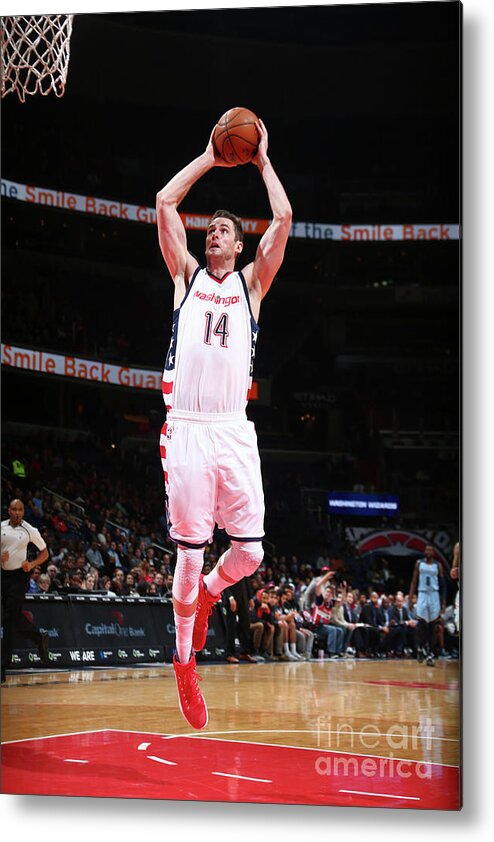 Nba Pro Basketball Metal Print featuring the photograph Jason Smith by Ned Dishman