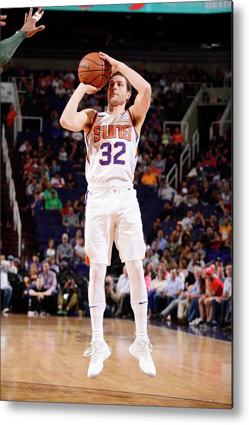 Jimmer Fredette Metal Print featuring the photograph Jimmer Fredette by Barry Gossage