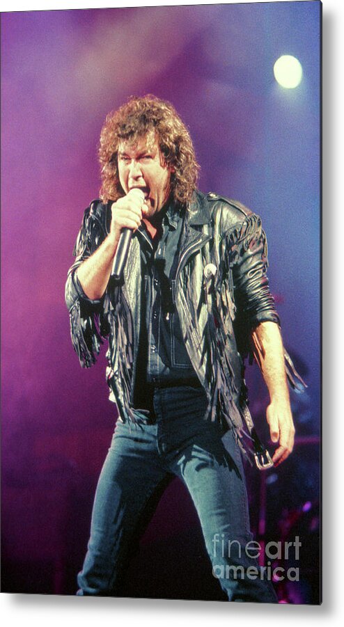 Jimmy Barnes Metal Print featuring the photograph Jimmy Barnes 1988 by Russell Brown
