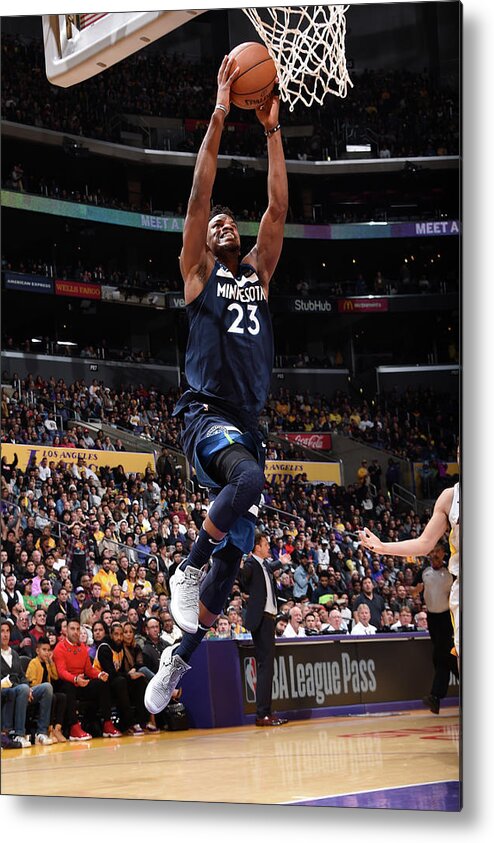 Nba Pro Basketball Metal Print featuring the photograph Jimmy Butler by Andrew D. Bernstein