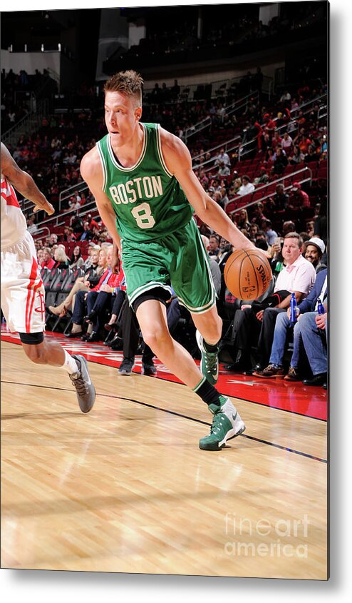 Jonas Jerebko Metal Print featuring the photograph Jonas Jerebko by Bill Baptist