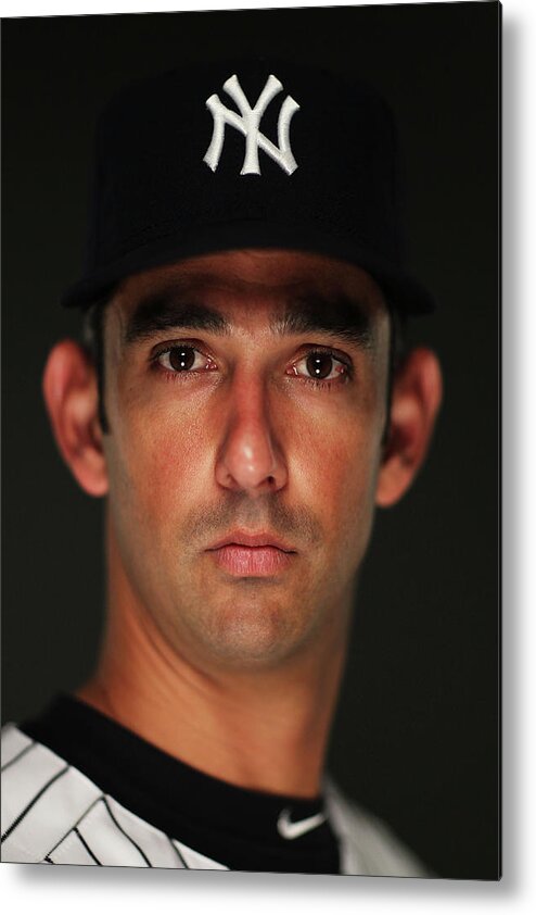 Media Day Metal Print featuring the photograph Jorge Posada by Al Bello