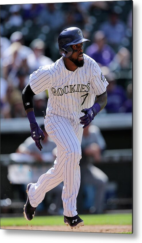 People Metal Print featuring the photograph Jose Reyes by Doug Pensinger