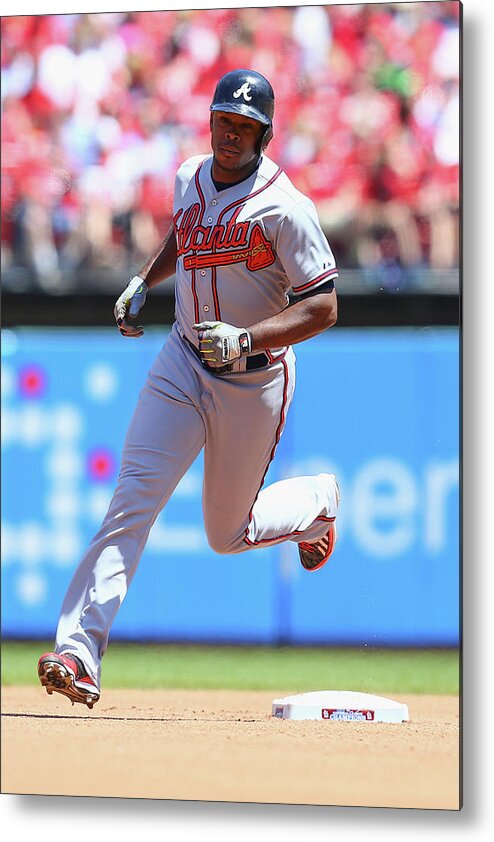 Individual Event Metal Print featuring the photograph Justin Upton by Dilip Vishwanat