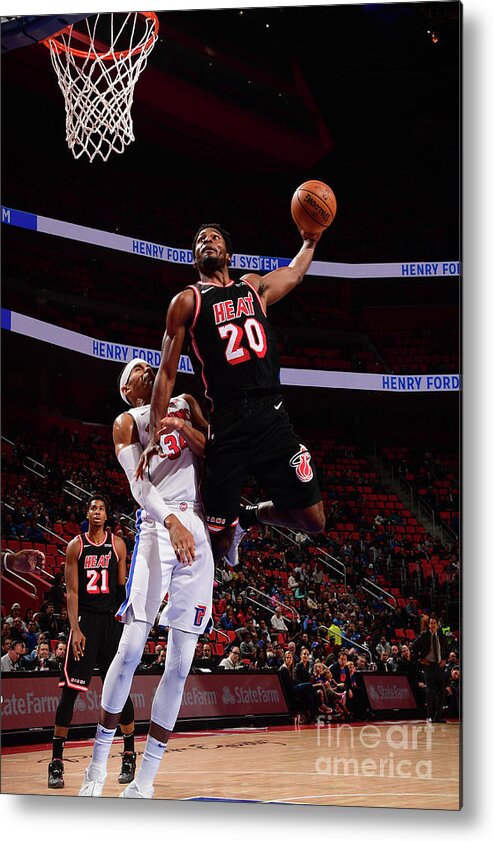 Justise Winslow Metal Print featuring the photograph Justise Winslow by Chris Schwegler