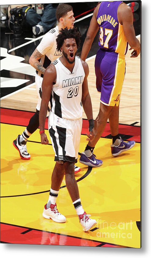 Justise Winslow Metal Print featuring the photograph Justise Winslow by Joe Murphy