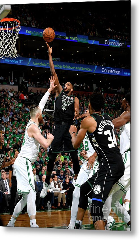 Playoffs Metal Print featuring the photograph Khris Middleton by Brian Babineau