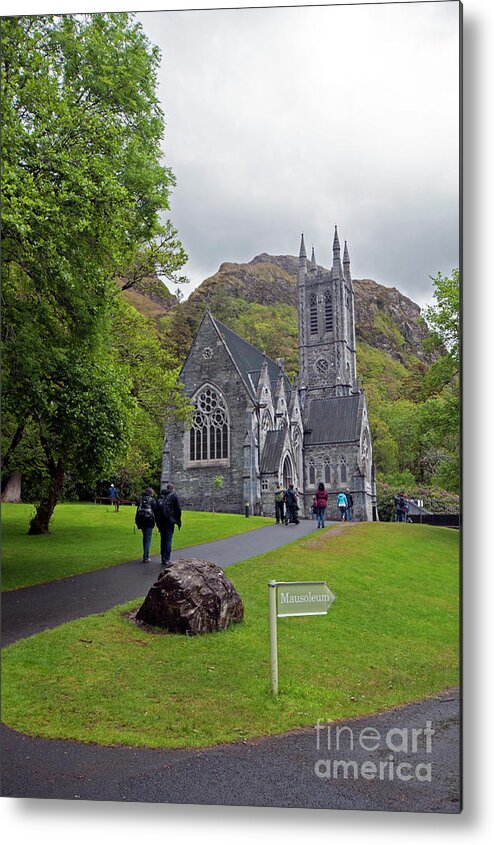 Kylemore Abby Church Metal Print featuring the photograph Kylemore Abby church by Cindy Murphy