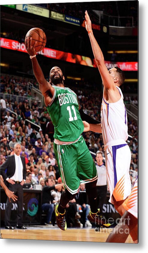 Kyrie Irving Metal Print featuring the photograph Kyrie Irving by Barry Gossage