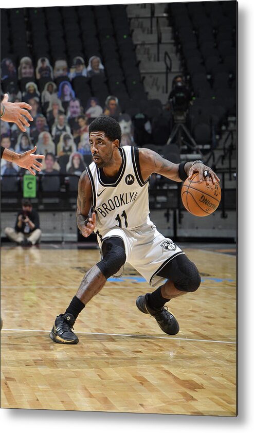 Kyrie Irving Metal Print featuring the photograph Kyrie Irving by Logan Riely