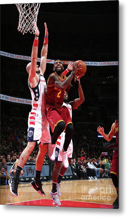 Kyrie Irving Metal Print featuring the photograph Kyrie Irving by Ned Dishman