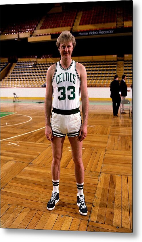 1980-1989 Metal Print featuring the photograph Larry Bird by Dick Raphael