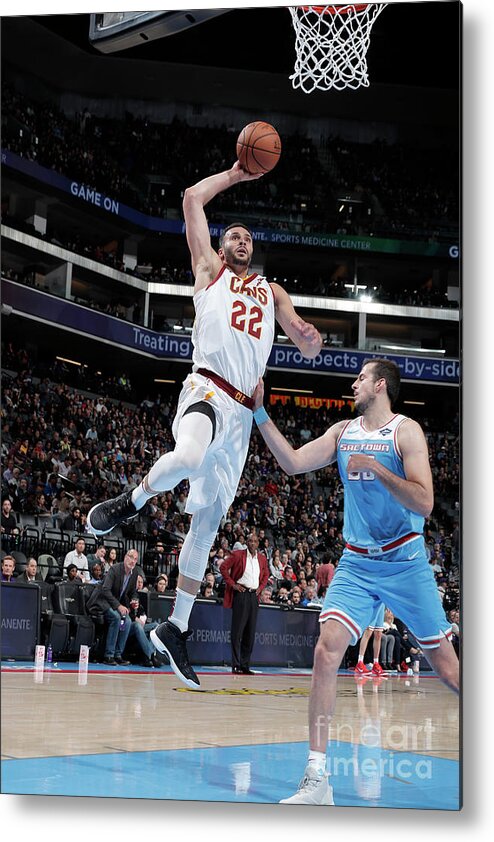 Nba Pro Basketball Metal Print featuring the photograph Larry Nance by Rocky Widner