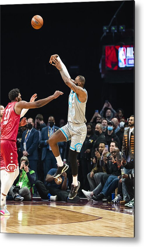 Lebron James Metal Print featuring the photograph Lebron James by Evan Yu