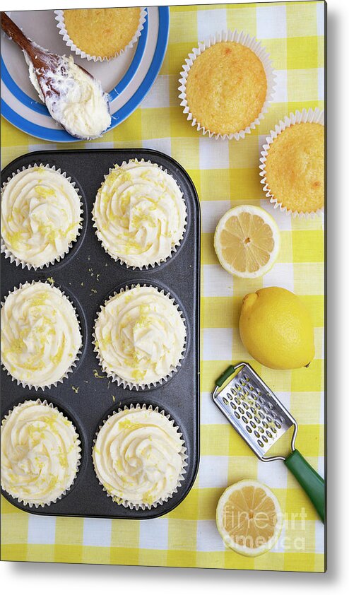 Cupcakes Metal Print featuring the photograph Lemon Cupcakes by Tim Gainey
