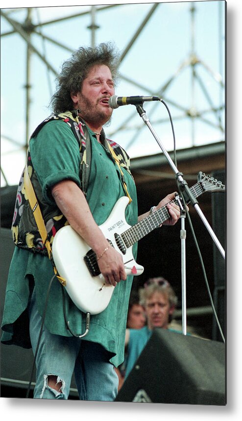 Leslie West Metal Print featuring the photograph Leslie West '86 #2 by Chris Deutsch