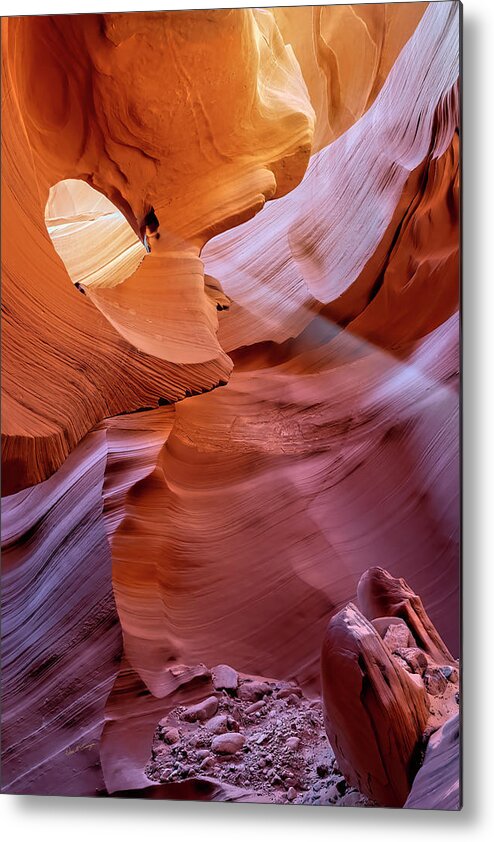 Antelope Canyon Metal Print featuring the photograph Light It Up by Dan McGeorge
