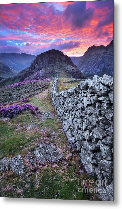 Sky Metal Print featuring the photograph Lingmoor Fell 2.0 by Yhun Suarez