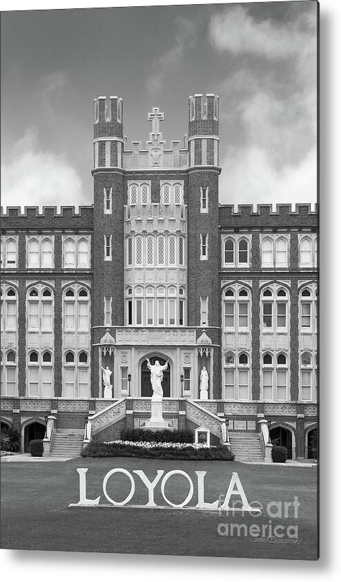  Metal Print featuring the photograph Loyola University New Orleans Marquette Hall by University Icons