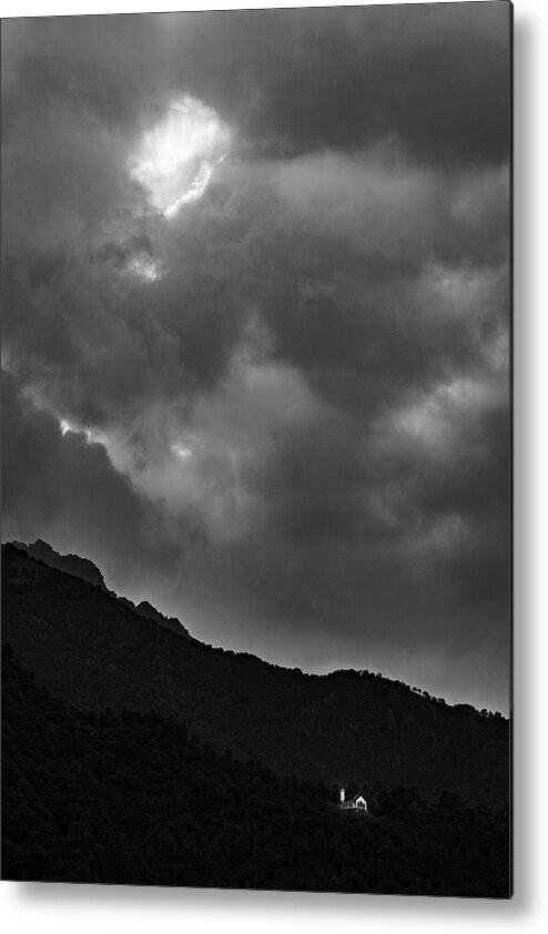 Dramatic Sky Metal Print featuring the photograph Madonna di Lut by Ioannis Konstas