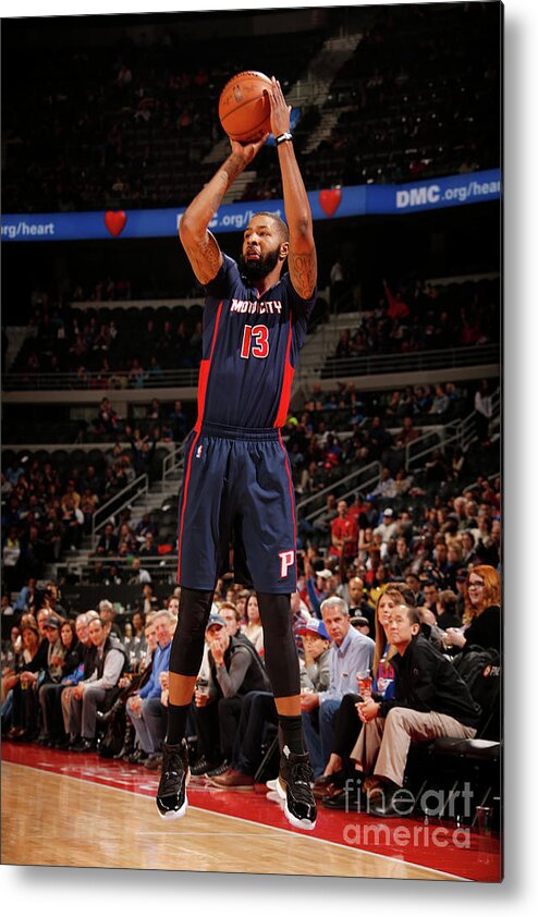 Nba Pro Basketball Metal Print featuring the photograph Marcus Morris by Brian Sevald