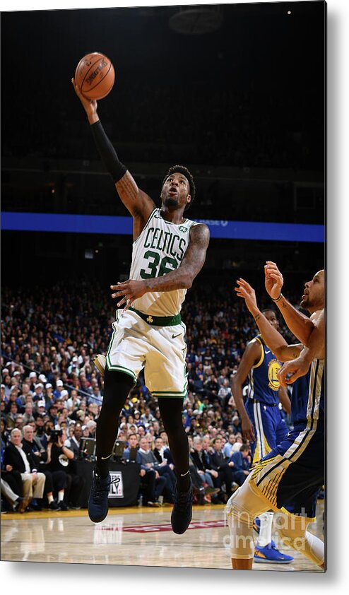 Marcus Smart Metal Print featuring the photograph Marcus Smart by Garrett Ellwood