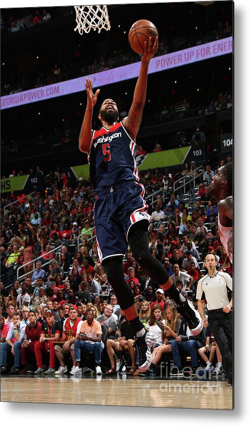 Markieff Morris Metal Print featuring the photograph Markieff Morris by Kevin Liles