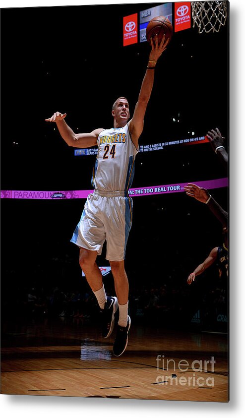 Mason Plumlee Metal Print featuring the photograph Mason Plumlee by Bart Young