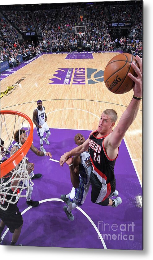 Mason Plumlee Metal Print featuring the photograph Mason Plumlee by Rocky Widner