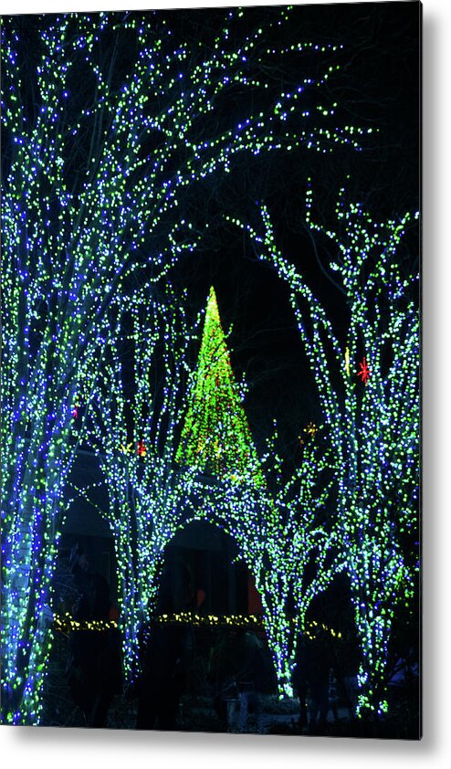 Christmas Metal Print featuring the photograph May Your Days Be Merry and Bright by Mary Ann Artz