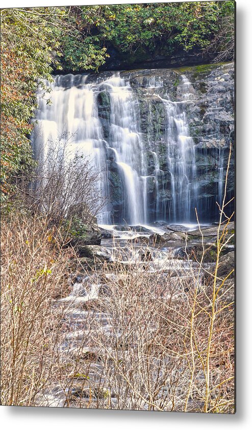 Meigs Falls Metal Print featuring the photograph Meigs Falls 7 by Phil Perkins