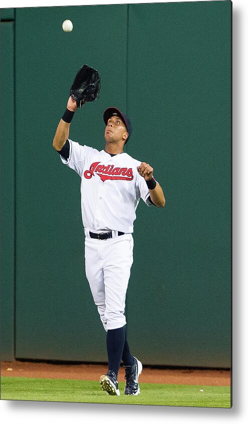 People Metal Print featuring the photograph Michael Brantley and Carlos Correa by Jason Miller