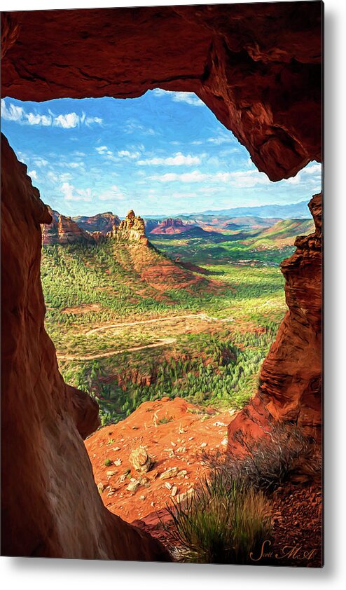 Red Rocks Metal Print featuring the photograph Moose ridge 06-059 by Scott McAllister