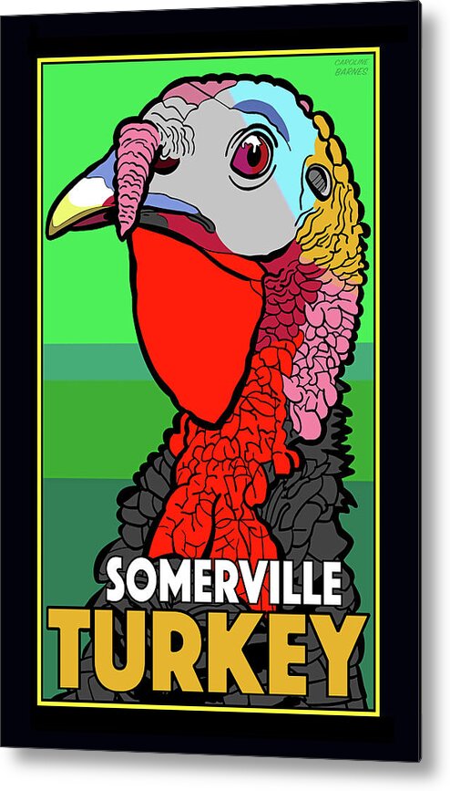 Somerville Metal Print featuring the digital art Mr Somerville by Caroline Barnes