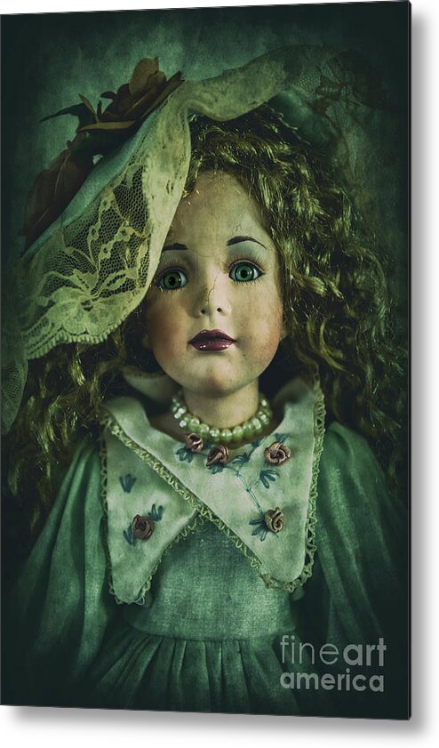 Doll Metal Print featuring the photograph My Dolly by Debra Fedchin