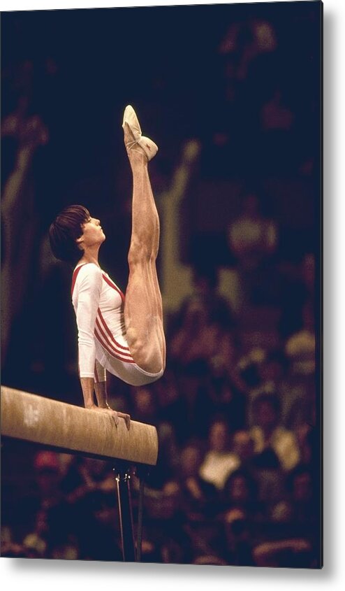1980-1989 Metal Print featuring the photograph Nadia Comaneci by Tony Duffy