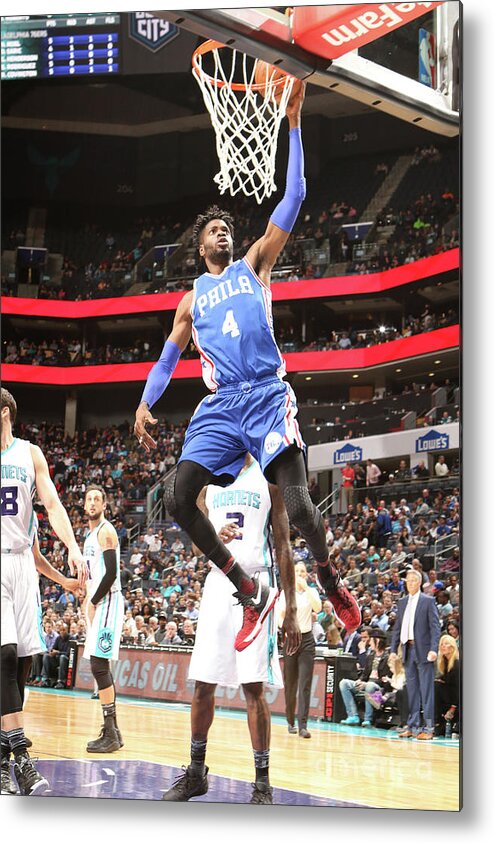 Nba Pro Basketball Metal Print featuring the photograph Nerlens Noel by Brock Williams-smith