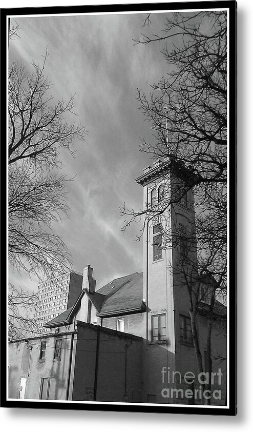 Canada Metal Print featuring the photograph Old Fire Hall by Mary Mikawoz