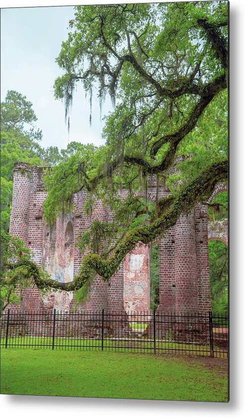 Yemassee Metal Print featuring the photograph Old Sheldon Church Ruins 22 by Cindy Robinson