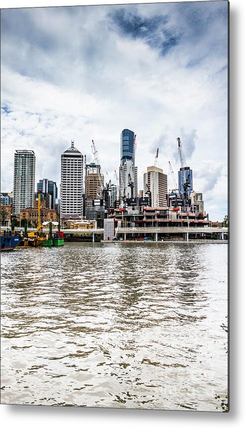 River Metal Print featuring the photograph On building by Jorgo Photography