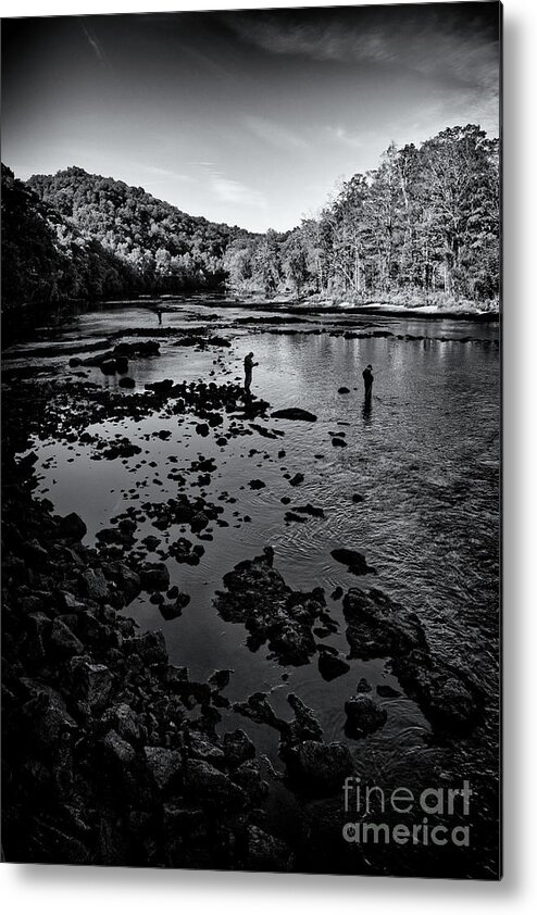Norris Dam Metal Print featuring the photograph On The Road 17 by Phil Perkins