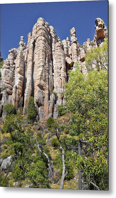 Organ Pipe Metal Print featuring the photograph Organ Pipe Rock Formation by Chance Kafka