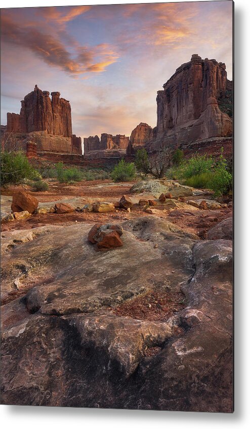 Utah Metal Print featuring the photograph Park Avenue Sunset by Darren White