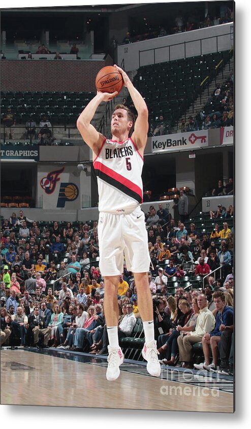 Nba Pro Basketball Metal Print featuring the photograph Pat Connaughton by Ron Hoskins
