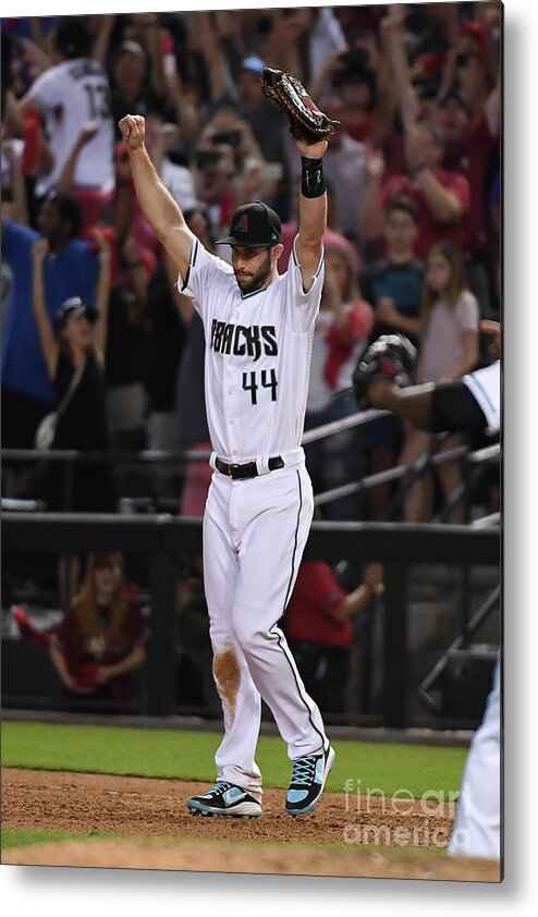 Playoffs Metal Print featuring the photograph Paul Goldschmidt by Norm Hall