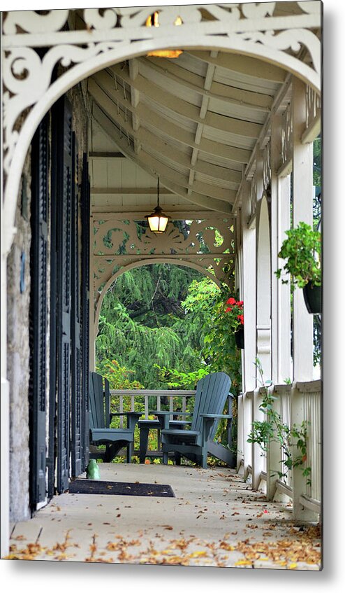 Outdoor Metal Print featuring the photograph Pause For Reflection by David Porteus